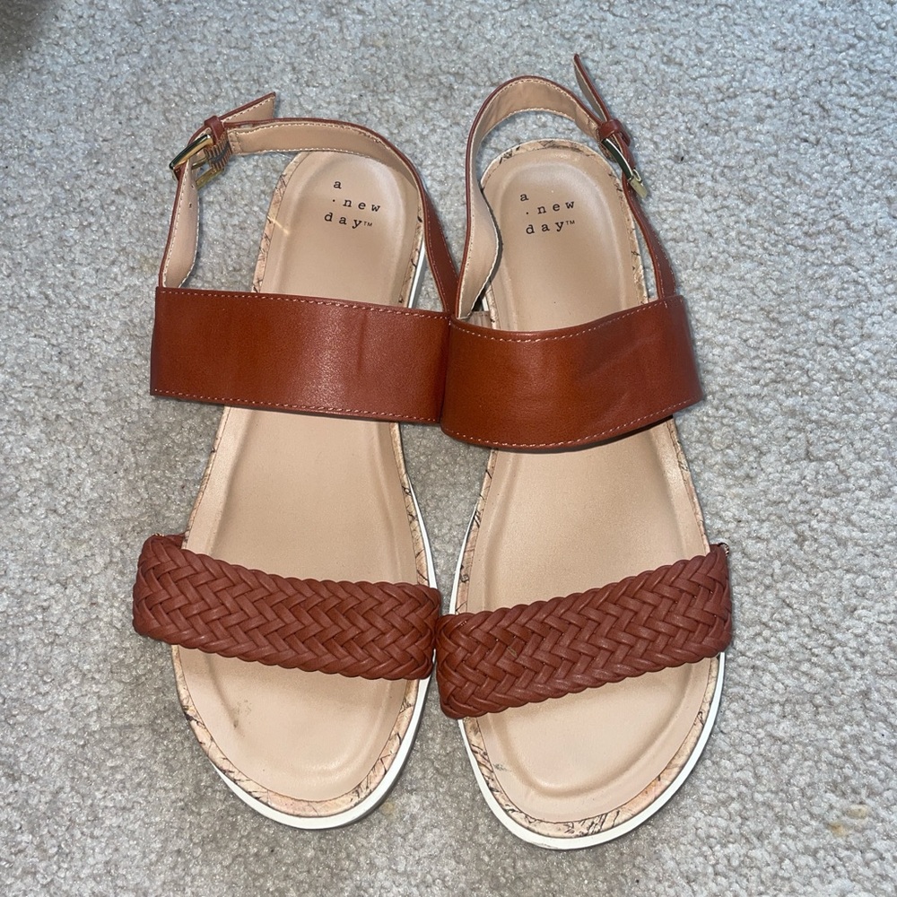 A New Day brown sandals